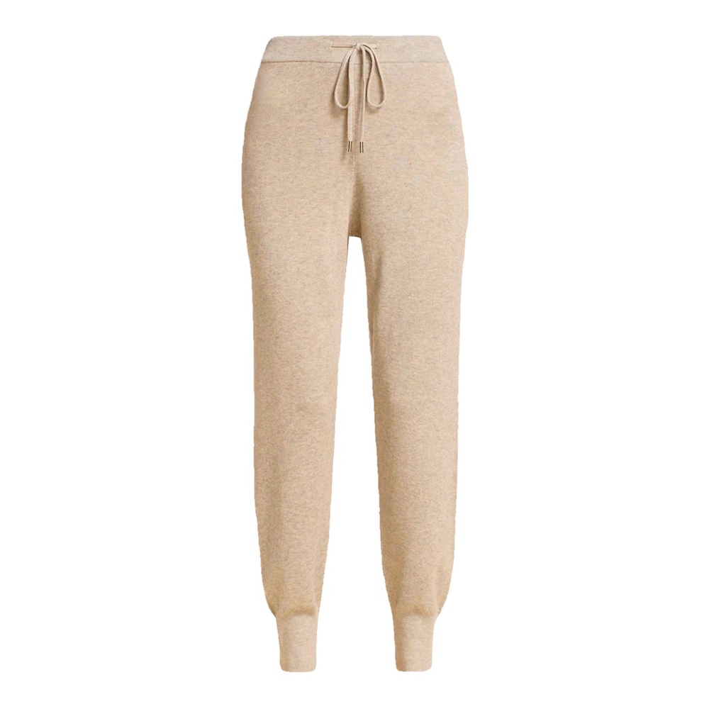 ATM Cashmere Silk Beige Pull-On Jogger Pants ANTHONY THOMAS MELILLO Lounge Pant
